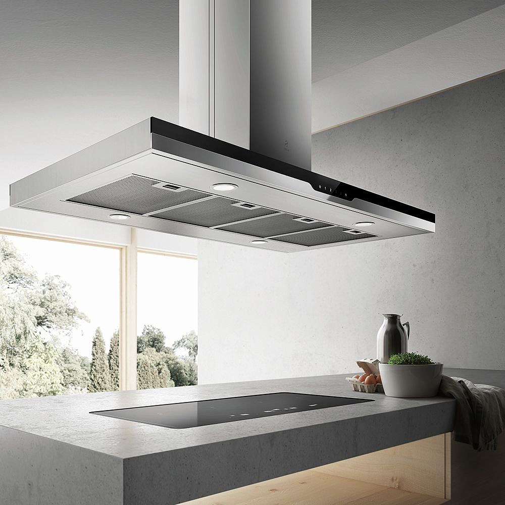 Вытяжка Elica TOP SENSE ISLAND IXBL/F/120X60 preview 3