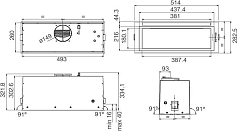 Вытяжка Elica LANE SENSOR @ BLMAT/A/52