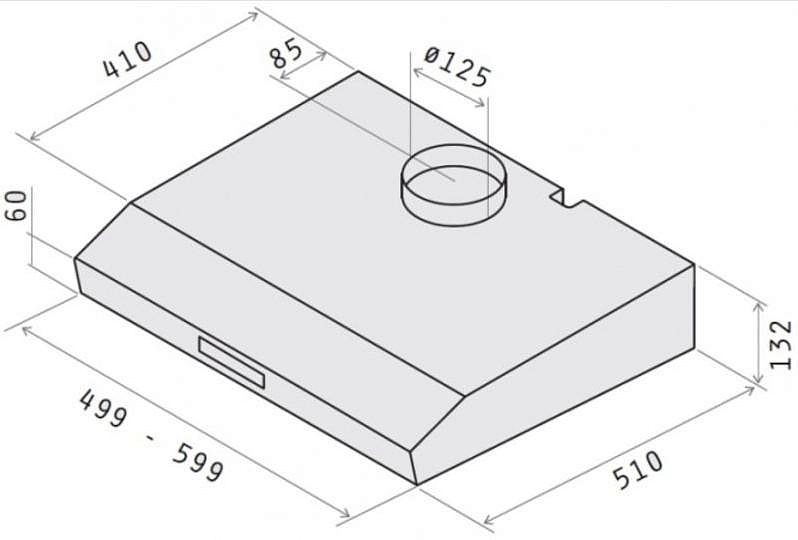 Вытяжка Elica KREA LUX GFA IX/F/60 preview 4