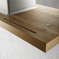 Вытяжка Elica BIO ISLAND WH/A/120X53 ROVERE
